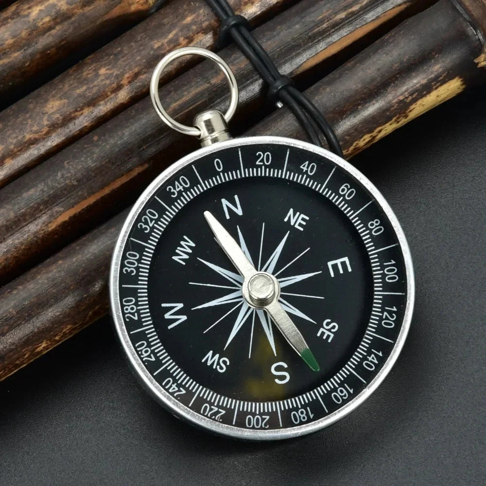 Portable Survival Keychain Compass